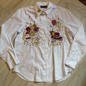 Karen Scott Vintage 2000’s NYE shirt